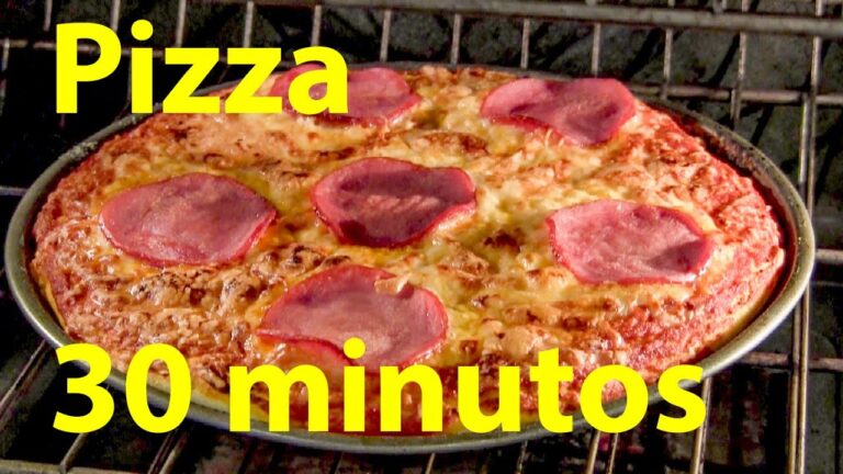 En cuanto tiempo se hace una pizza