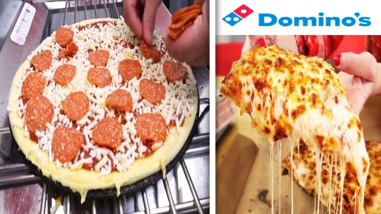 Como hacen las pizzas en domino s