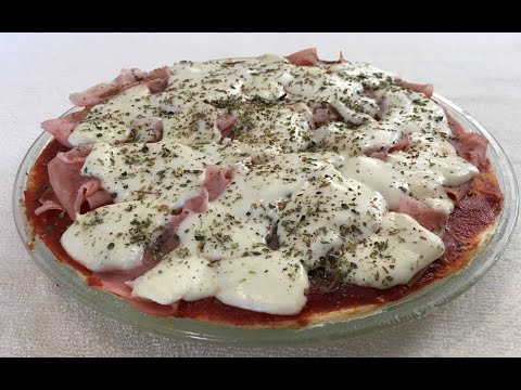 Pizza microondas sin grill