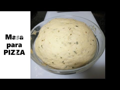 Como hacer masa de pizza en amasadora