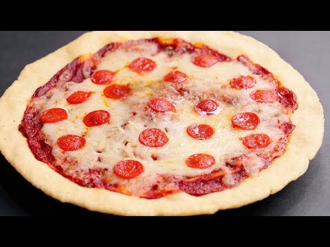¿cómo hacer pizza en el microondas con grill?