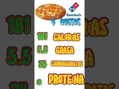 Pizza 4 quesos dominos calorias